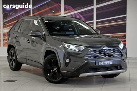 Grey 2020 Toyota RAV4 Wagon Cruiser 2Wd Hybrid