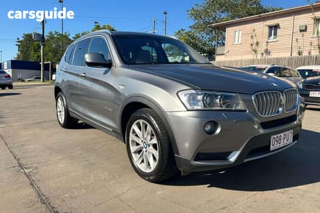 Grey 2011 BMW X3 Wagon Xdrive 30D
