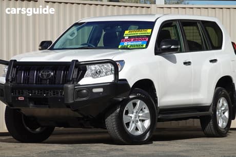 White 2018 Toyota Landcruiser Prado Wagon Gx (4X4)