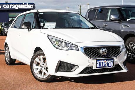 White 2022 MG MG3 Hatchback Core