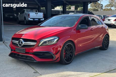 Red 2017 Mercedes-Benz A45 Hatchback Amg
