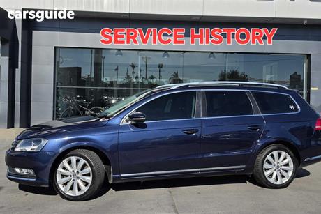 Blue 2012 Volkswagen Passat Wagon 118 Tsi