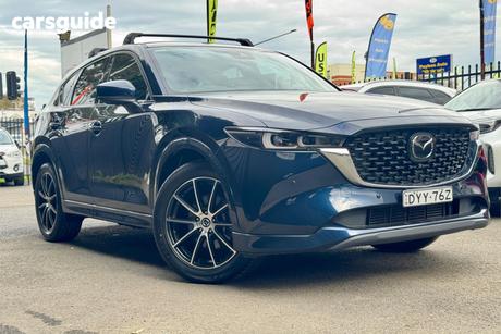 Blue 2022 Mazda CX-5 Wagon Akera (Awd)
