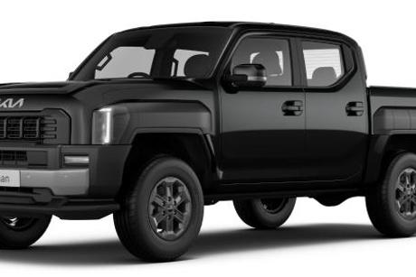 Black 2025 Kia Tasman Double Cab Pick Up Sx (4X4) (Std) Black Fender
