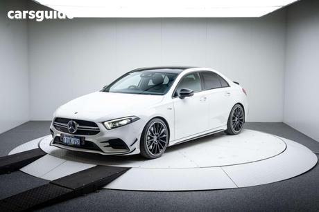 White 2022 Mercedes-Benz A35 Sedan 4Matic