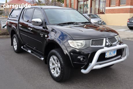 Black 2012 Mitsubishi Triton Double Cab Utility Glx-R (4X4)
