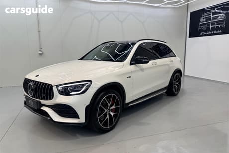White 2021 Mercedes-Benz GLC43 Wagon 4Matic