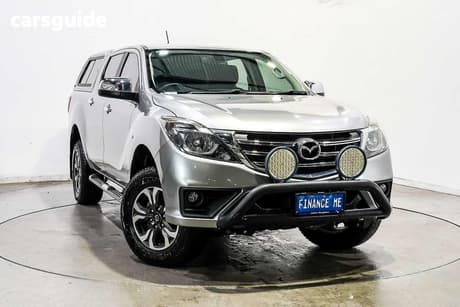 Silver 2018 Mazda BT-50 Dual Cab Utility Xtr (4X4)