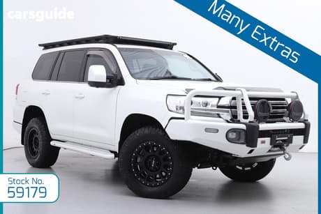 White 2020 Toyota Landcruiser Wagon Lc200 Vx (4X4)
