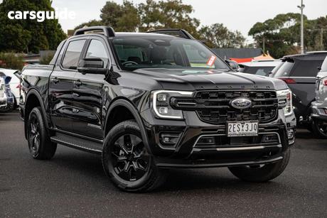 Black 2025 Ford Ranger Double Cab Pick Up Phev Stormtrak (4X4)