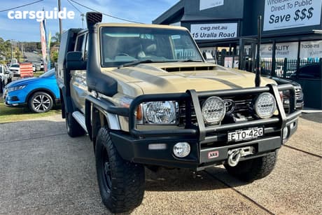 Beige 2022 Toyota Landcruiser 70 Series Ute Tray GXL
