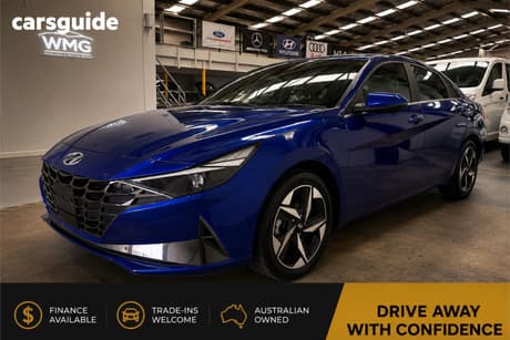 Blue 2020 Hyundai I30 Sedan Elite