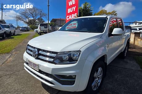 White 2017 Volkswagen Amarok Dual Cab Utility V6 Tdi 550 Sportline