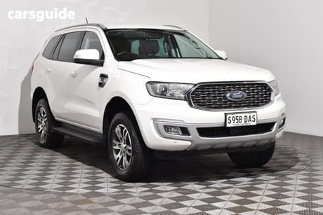 White 2022 Ford Everest Wagon Trend (Rwd)