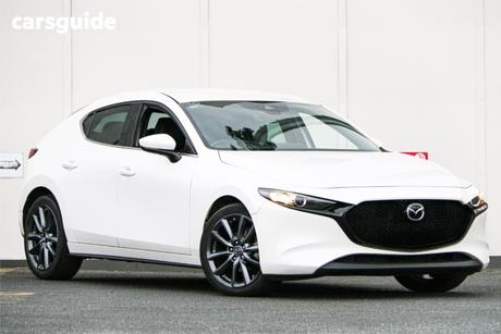 White 2019 Mazda 3 Hatchback G20 Touring