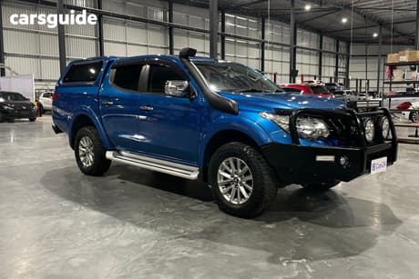 Blue 2018 Mitsubishi Triton Dual Cab Utility Gls (4X4)
