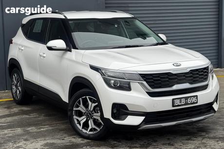 White 2020 Kia Seltos Wagon Sport (Fwd)