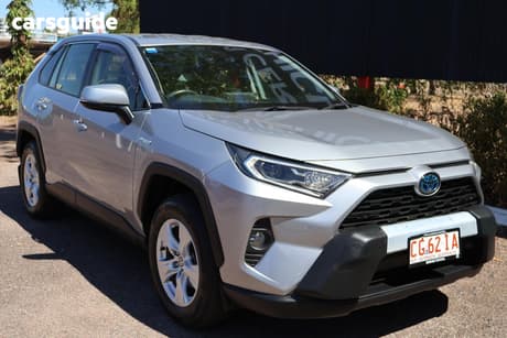 Silver 2021 Toyota RAV4 Wagon Gx (Awd) Hybrid