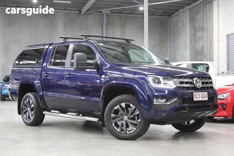 Blue 2022 Volkswagen Amarok Dual Cab Utility Tdi580 Highline 4Motion