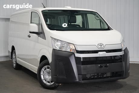 White 2022 Toyota HiAce Van Lwb