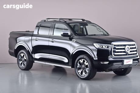 Black 2022 GWM UTE Dual Cab Utility Cannon-X (4X4)