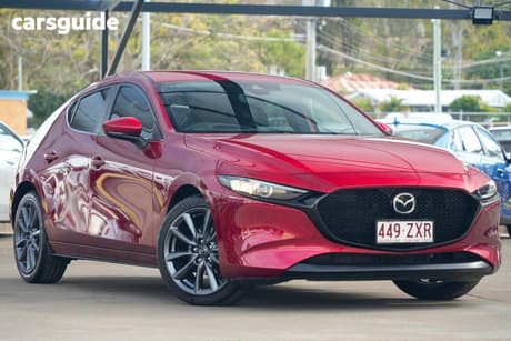 Red 2020 Mazda 3 Hatchback G20 Evolve