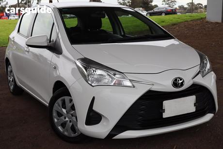 White 2017 Toyota Yaris Hatchback Ascent