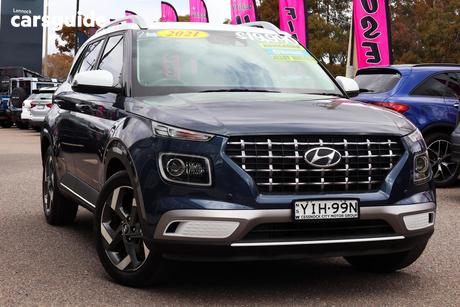Blue 2021 Hyundai Venue Wagon Elite ((Sunroof)