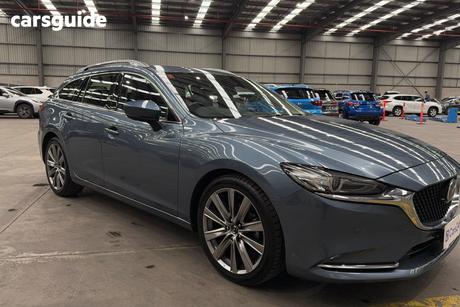 Blue 2018 Mazda 6 Wagon Gt