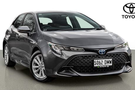 Grey 2023 Toyota Corolla Hatchback Ascent Sport Hybrid