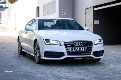 White 2014 Audi A7 Hatchback Sportback 3.0 Tdi Quattro