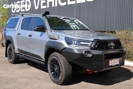 Silver 2021 Toyota Hilux Double Cab Pick Up Rugged X (4X4)