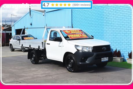 White 2022 Toyota Hilux Cab Chassis Workmate (4X2)
