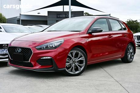Red 2019 Hyundai I30 Hatchback N Line Premium