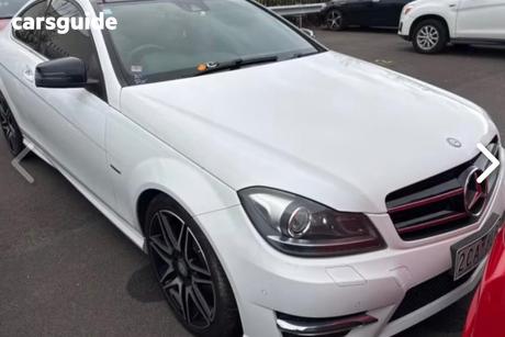 White 2014 Mercedes-Benz C250 Coupe Cdi