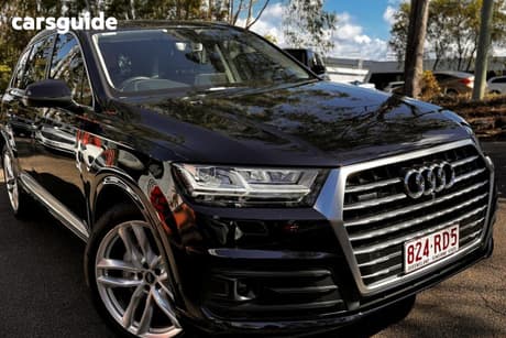 Blue 2016 Audi Q7 Wagon 3.0 Tdi Quattro