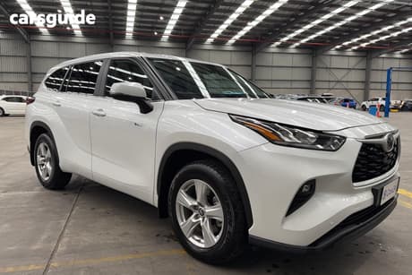 White 2025 Toyota Kluger Wagon Gx Hybrid Awd