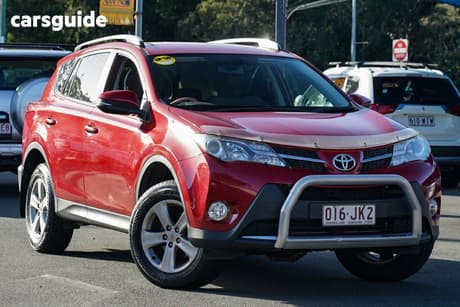 Red 2014 Toyota RAV4 Wagon Gxl (4X4)
