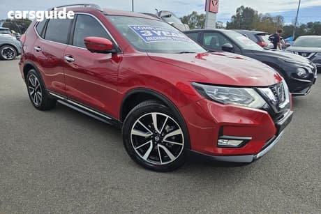 Red 2018 Nissan X-Trail Wagon Ti (4Wd)
