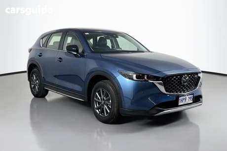 Blue 2022 Mazda CX-5 Wagon Touring Active (Awd)