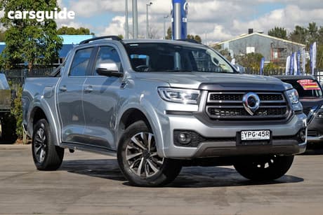 Silver 2024 GWM Cannon Dual Cab Utility Lux (4X4)