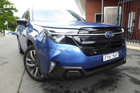 Blue 2025 Subaru Forester Wagon Hybrid Touring (Awd)