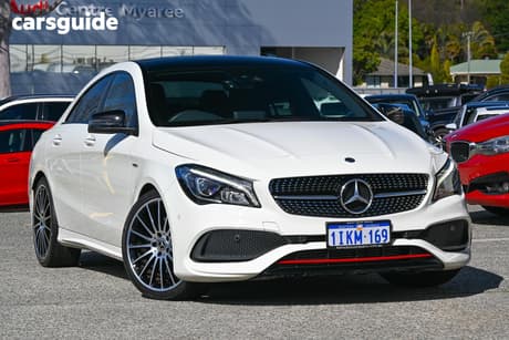 White 2017 Mercedes-Benz CLA250 Coupe Sport 4Matic