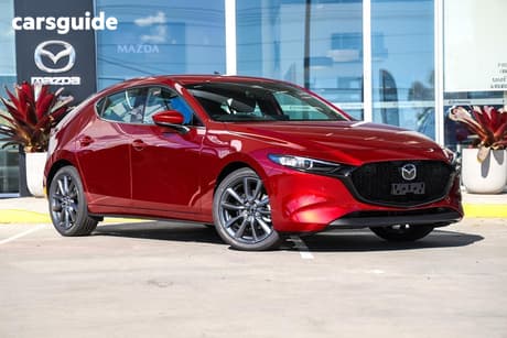 Red 2026 Mazda Mazda3 Hatchback G20 Touring Vision