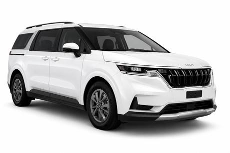 White 2023 Kia Carnival Wagon S