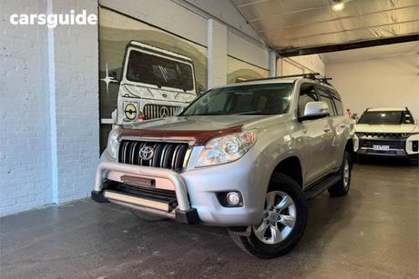 Silver 2010 Toyota Landcruiser Prado Wagon Gxl (4X4)