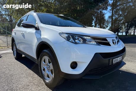 White 2014 Toyota RAV4 Wagon Gx (2Wd)