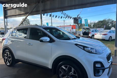 White 2021 Kia Sportage Wagon Sx (Fwd)