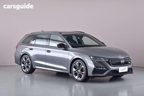 Grey 2024 Skoda Octavia Wagon Rs 180Tsi