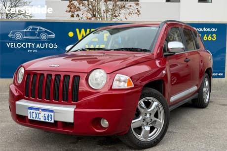 Red 2008 Jeep Compass Wagon Limited
